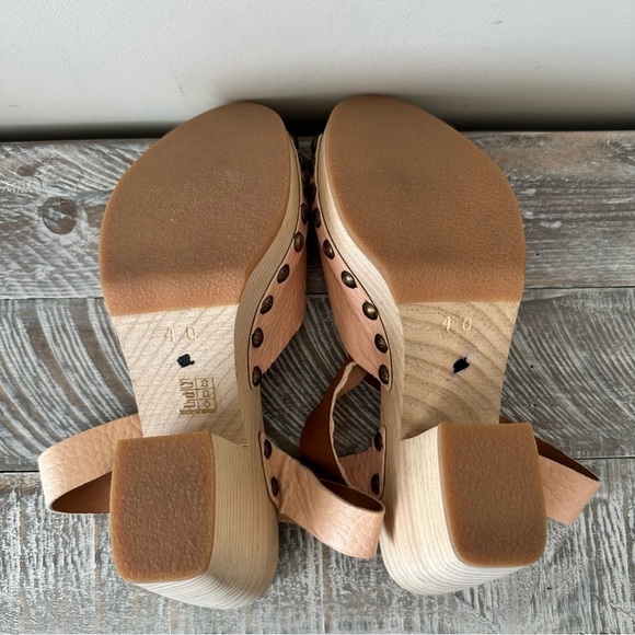 FREE People-Pasadena Chunky Pink Clay Clog Sandals (Size:40) - Picture 9 of 10